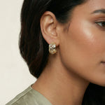 Lattice Light Hoop Earrings