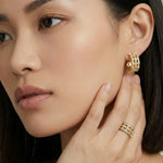 Boucles d'oreilles créoles Lattice Dreams